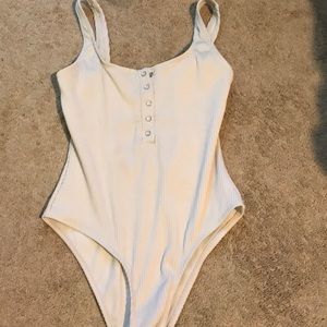 Bathing suit white barely been used